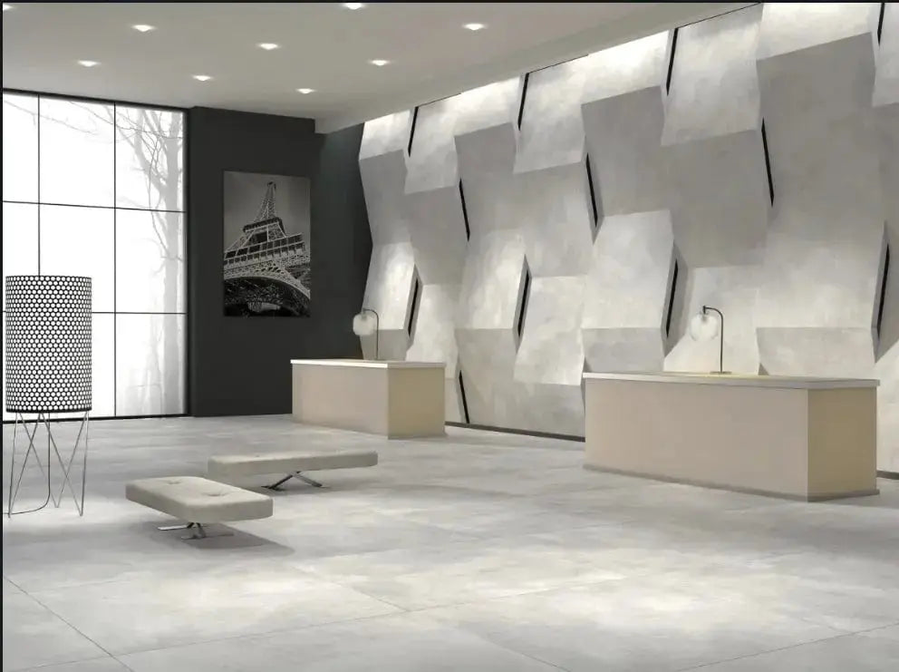 Vista Grey matt 120x120 cm Porcelain wall and floor tiles Vivido-tiles-uk