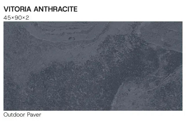 Vitoria Anthracite 450x900x20mm Outdoor Porcelain Tiles Paving from £32.99 per sq.m Bien