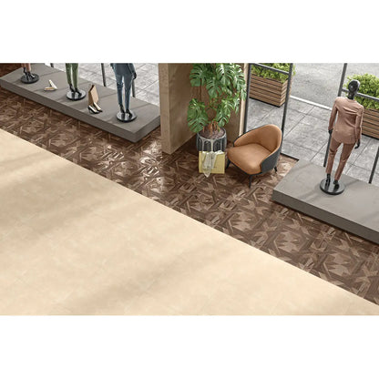 Wowen Brown WOOD EFFECT Porcelain Tiles 60x60 cm from £26.99 s.q.m DS