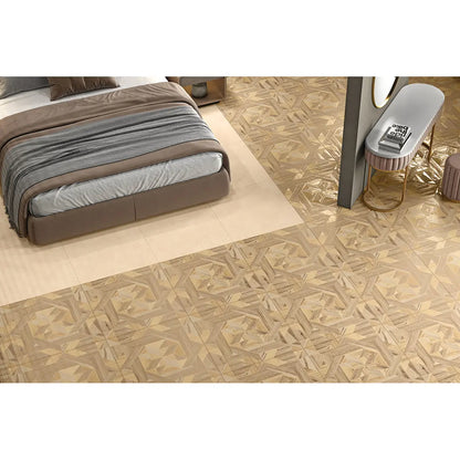 Wowen Camel WOOD EFFECT Porcelain Tiles 60x60 cm from £26.99 m2 Arts