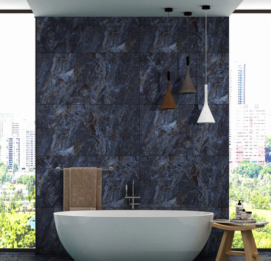 Venice Blue 60x120 cm 9 mm High Gloss Porcelain Tile £24.99 CANO