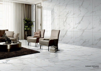 STAT Polished 80x120 cm Porcelain Tile £25.99 sq.m CANO