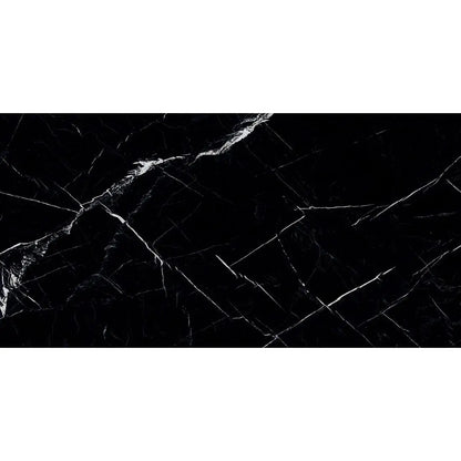 Marquina Black 60x120 cm Polished Porcelain Tile from £24 sq.m DS