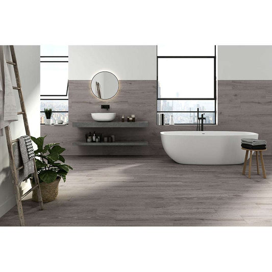 Wind Wood effect  20 x 120 cm Porcelain Tile in Variety of colours