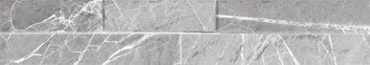 Splitface Storm Grey Marble  8x44.25 cm Porcelain Tile from £27.99 sq.m IMP