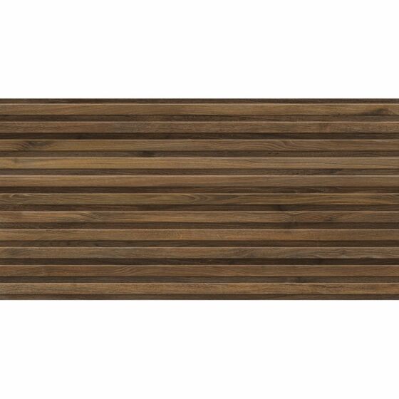 Kin Walnut Wood Effect Tiles 60x120 cm - 9mm Matt Indoor Floor & Wall Tiles £44.99/m² Vero