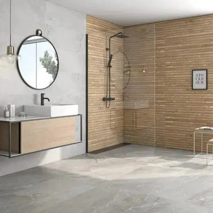 Anti Slip  ( Slip stop) Padova Grey Matt  60x120 cm Porcelain Tile from £24.99 sq.m vivido-tiles-uk